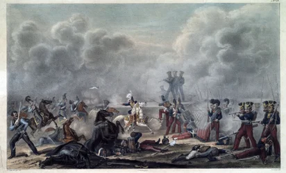 No campo de batalha de Borodino (bataille de la Moskova