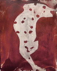 Animal abstrato malhado