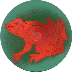 Rã c.2023 (acrílico em CD)