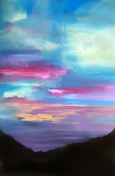 Crepúsculo de Montanha Encançador