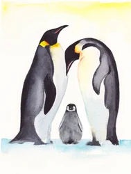 A Simpática Família dos Pinguins