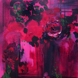 Rosas cor-de-rosa vibrantes