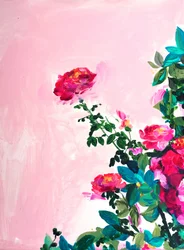 Jardim de Rosas Vibrante