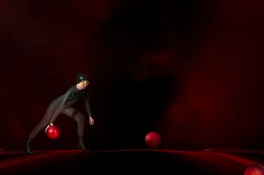 Bola Vermelha Futurista