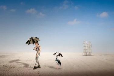 Passeio surreal pelo deserto