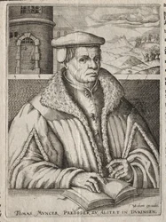 Retrato de Thomas Munzer, 1609.