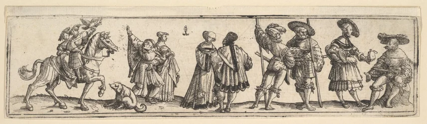 Lansquenets e senhoras, 1531.