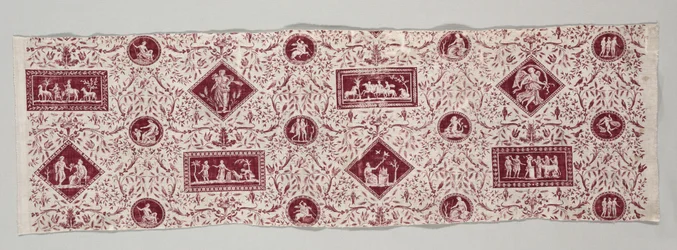 Tira de Algodão Impresso em Cobre, 1795-1799.