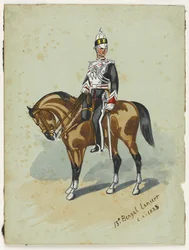 13o Bengal Lancers, por volta de 1914