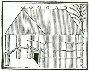 Uma Habitação Indiana da "História Geral das Índias" 1547