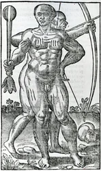 Dois nativos da "Hystoria General of the Indies" 1547