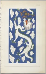 A arte do design decorativo: com um apêndice, dando as horas do dia em que as flores abrem, publicado pela Day & Son, Londres, 1862
