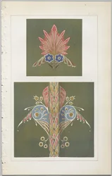 A arte do design decorativo: com um apêndice, dando as horas do dia em que as flores abrem, publicado pela Day & Son, Londres, 1862