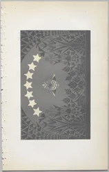 A arte do design decorativo: com um apêndice, dando as horas do dia em que as flores abrem, publicado pela Day & Son, Londres, 1862