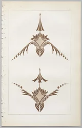 A arte do design decorativo: com um apêndice, dando as horas do dia em que as flores abrem, publicado pela Day & Son, Londres, 1862