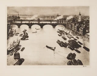 Pontes de Londres, pub. 1924.