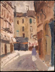 Uma rua em Nantes, 1920-1930