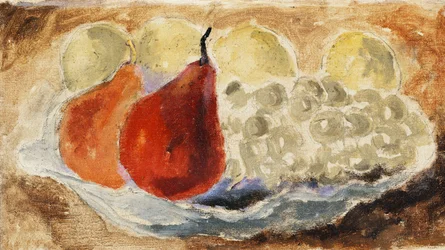 Shell, Dish and Fruit, c.1922 (óleo a bordo)