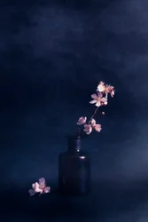 Jarra floral melancólica