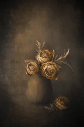 Natureza-morta floral vintage