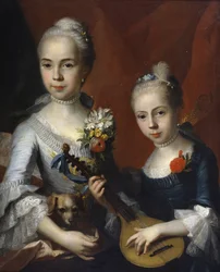 Retrato de duas meninas, sem data