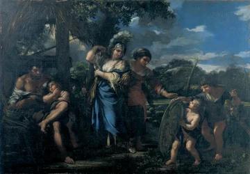 Erminia entre os pastores