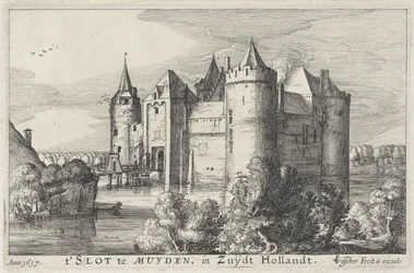 Vista do Muiderslot
t