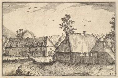 Grande galpão, placa 21 das cidades de Regiunculae e vários Ducados de Brabante, ca. 1610