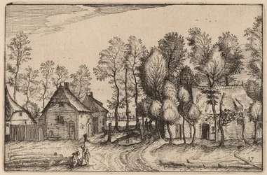 Paisagem com árvores cortadas