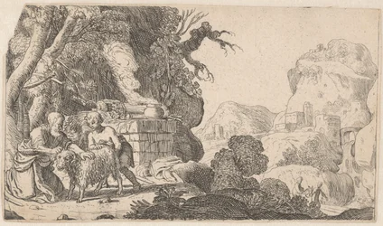Abraão e Isaac com o carneiro sacrificial
História de Abraão (título da série)