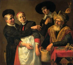 Mooy-Aal e os seus pretendentes (G. A. Bredero, «Moortje», 1615)