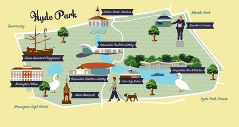 Mapa de Hyde Park