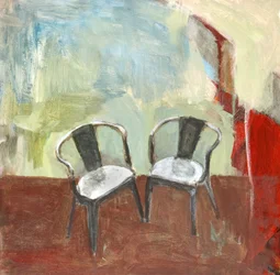 Cadeiras vazias e abstratas