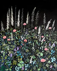 As flores do jardim noturno desabrocham