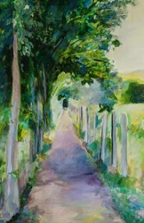 Caminho rural tranquilo