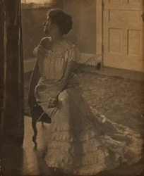 A pena de pavão, c. 1902.