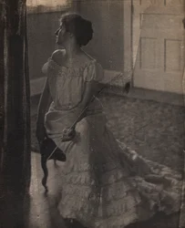 A pena de pavão, c. 1902.