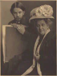 Alvin Langdon Coburn e sua mãe, c.1909 (foto)