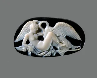 Leda e o Cameo dos Cisnes, 3º cen. DE ANÚNCIOS.