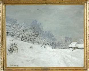 Em torno de Honfleur. Neve ...
