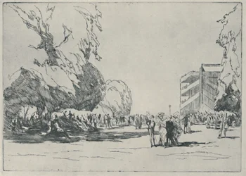 Ascot - O Paddock, 1914, 1920