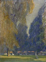 Chá em Kensington Gardens, 1914, 1920