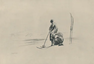 Os corredores de esqui, 1919