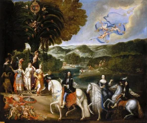 Alegoria do Tratado dos Pirenéus Alegoria do casamento de Luís XIV
