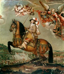 Retrato equestre de Alberte Barbe d