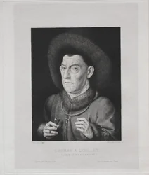 Homem com um rosa, 1869.