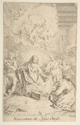 Natividade.n.d. Criadores: Claude Gillot, Jacques Gabriel Huquier.