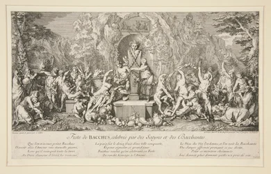 Festa de BACCHUS, celebrada por Sátiros e Bacantes