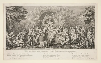 Festival do deus Pan, celebrado por Sylvans e Ninfas
