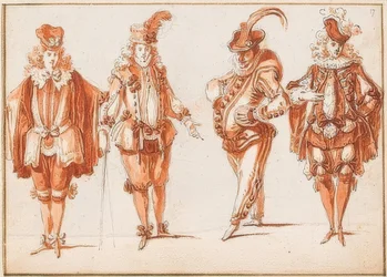 Quatro personagens de fantasia